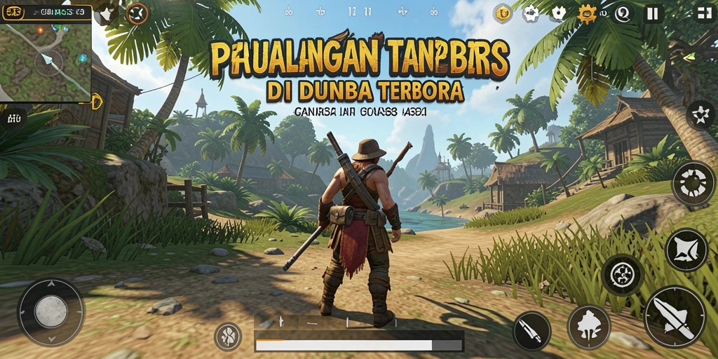 Screenshot menampilkan aksi seru dalam gameplay Open World.