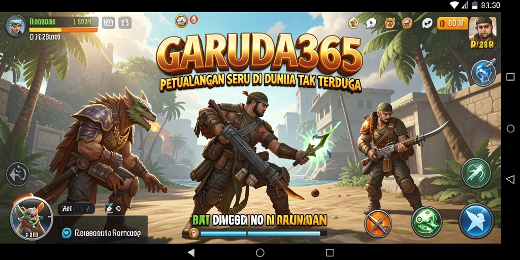 Screenshot gameplay GARUDA365 menampilkan aksi seru dalam petualangan.