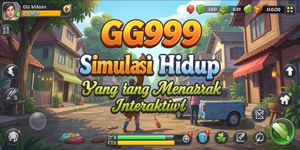 Tampilan gameplay GG999 dengan aktivitas simulasi yang seru.