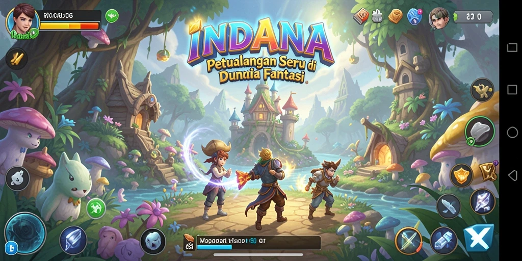 Tampilan gameplay INDAAA yang menakjubkan dan mendebarkan.