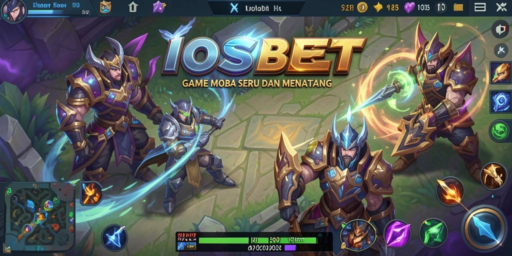 Screenshot tampilan gameplay yang dinamis dan seru di IOSBET.