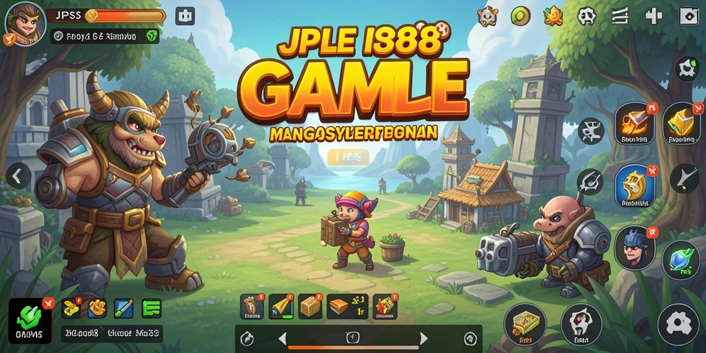 Tampilan screenshot utama JPS88 yang menunjukkan gameplay Idle yang menarik.