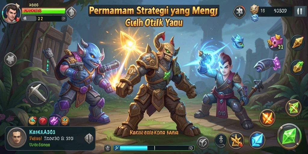 Tampilan gameplay KAKA303 yang intens dan mengasyikkan.
