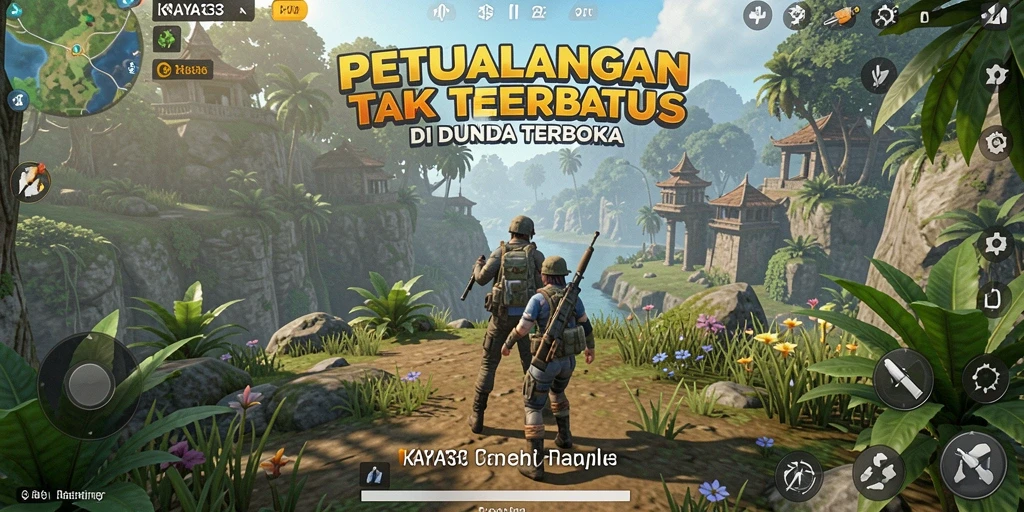 Tangkapan layar KAYA33 menampilkan pemandangan luar biasa dari dunia terbuka.