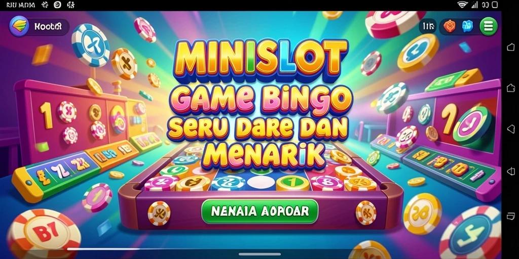Screenshot gameplay MINISLOT yang menunjukkan keseruan bermain Bingo.