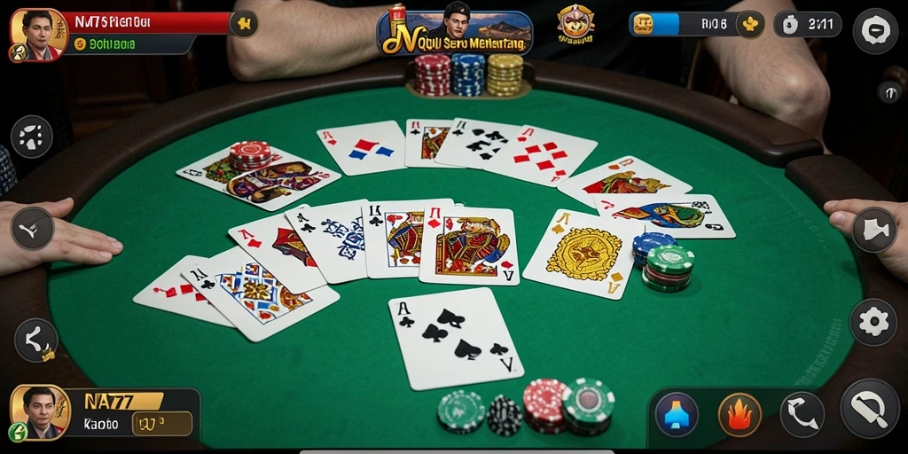 Tampilan gameplay menarik dari QiuQiu