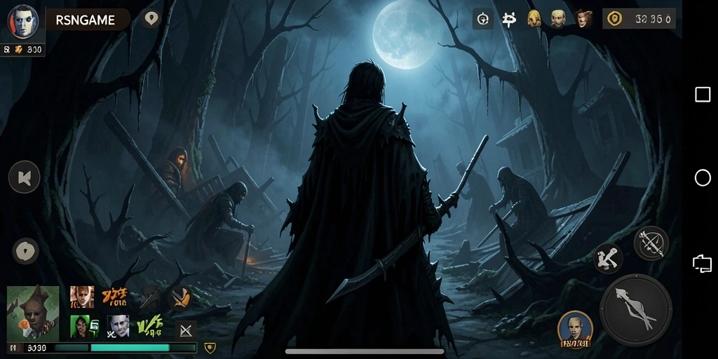 Tangkapan layar menampilkan gameplay RSNGAME yang mencekam dan menakutkan.