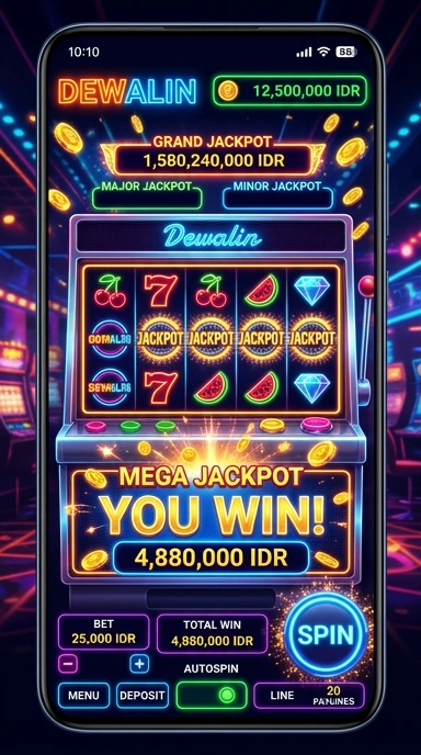 Halaman detail aplikasi dewalin dengan informasi lengkap.
